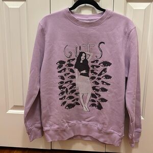 Olivia Rodrigo lavender sweatshirt adult L